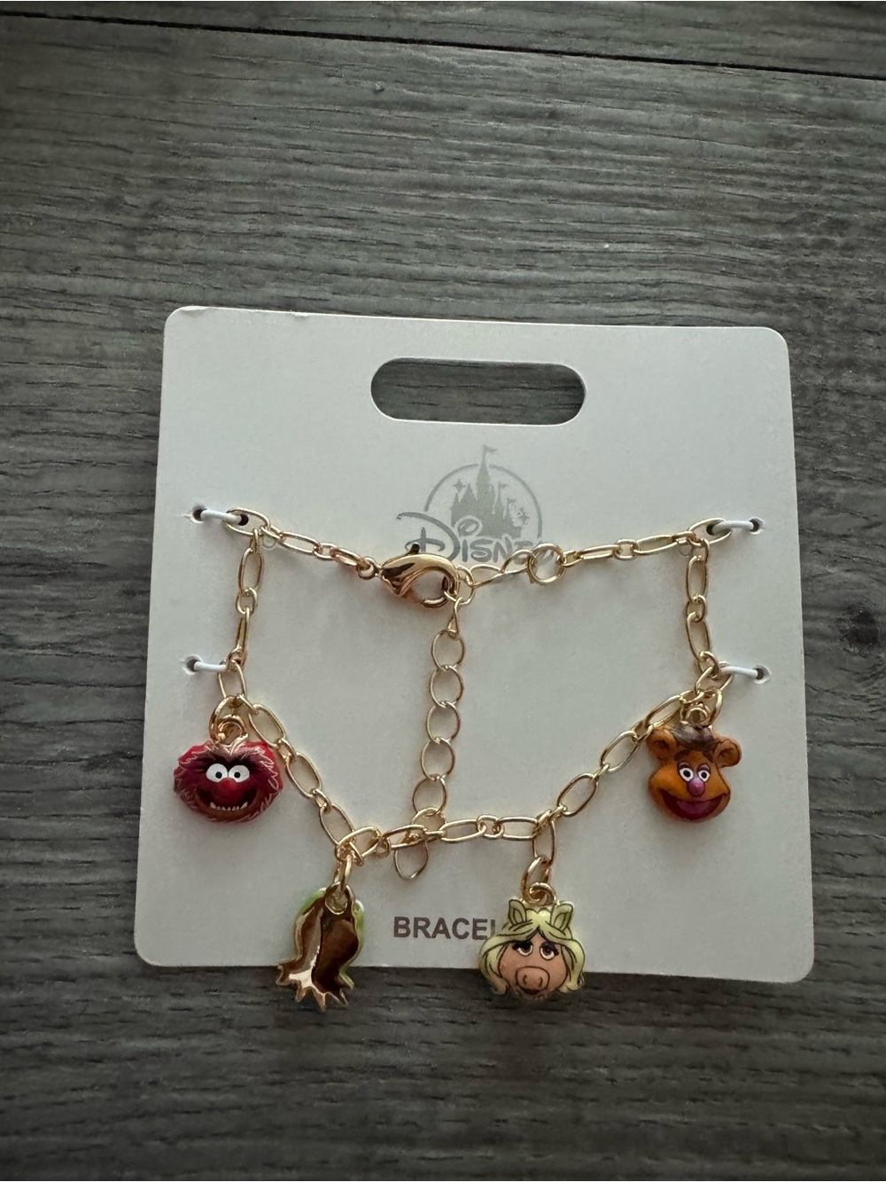 Disney Charm Bracelet with Muppet Faces